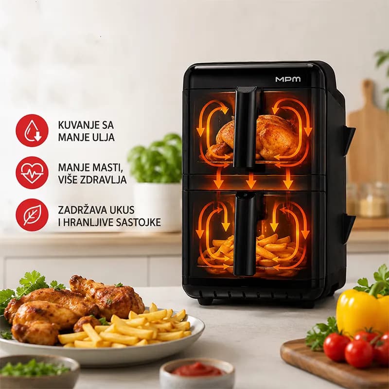 Air Fryer 12 L - Mpm - MFR-13 — 12